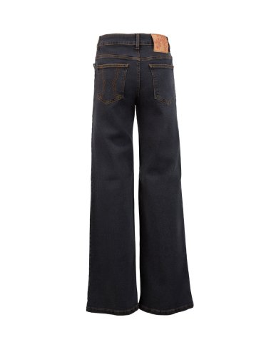 FW23-24 Jeans "Wide Leg" tinta unita