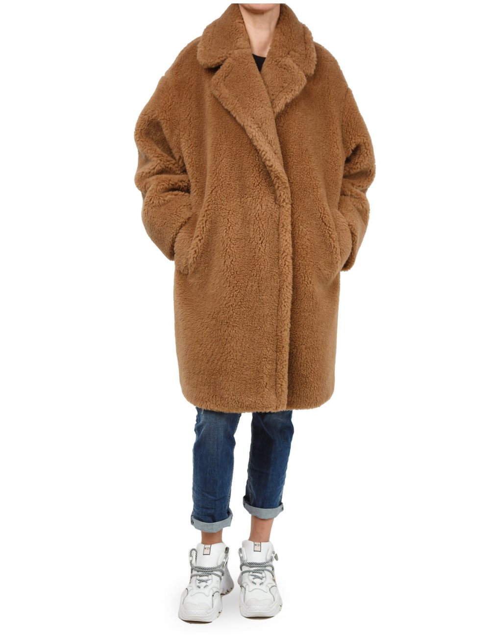 FW21 Cappotto con filato peloso FW21 Cappotto con filato peloso