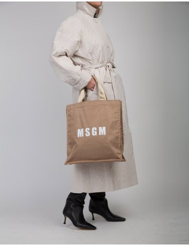 SS24 Shopper bag con scritta logo