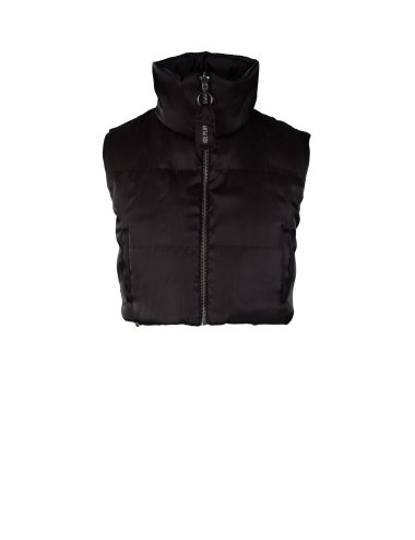SS24 Gilet cropped double-face