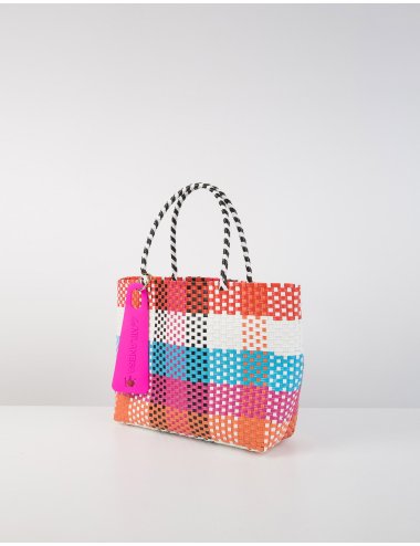SS24 Shopper multicolor con pouch "Negroni media"