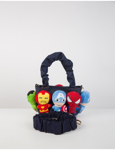 SS24 Handbag con pupazzi "Super hero"