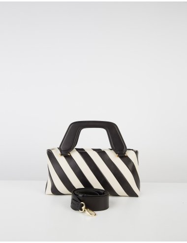 SS24 Handbag bicolore "Alice stripe"