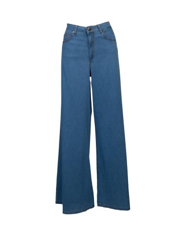 SS24 Jeans "Wide leg" tinta unita