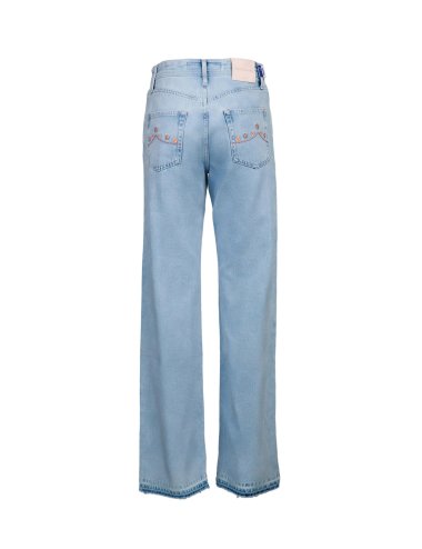 SS24 Jeans "Straight" tinta unita "Hailey"