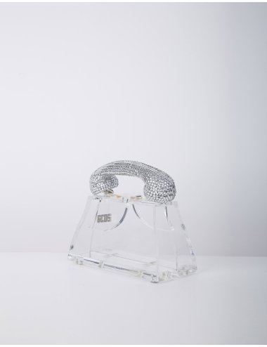 SS24 Handbag con cristalli