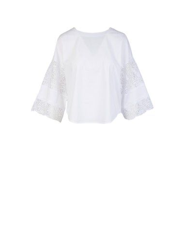 SS24 T-shirt con pizzo