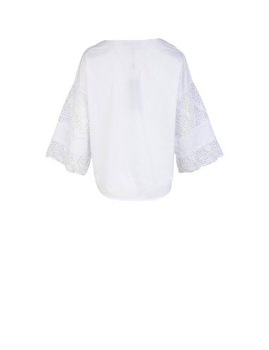 SS24 T-shirt con pizzo