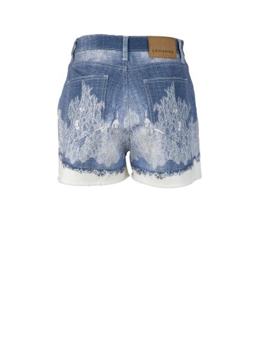 SS24 Shorts con pizzo