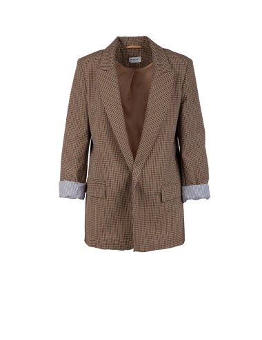 FW24-25 Giacca formale con stampa "Mirna"