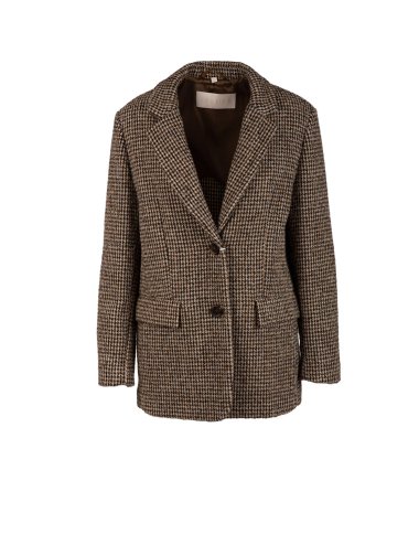 FW24-25 Giacca con stampa "Maga"