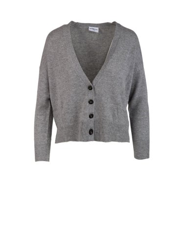 FW24-25 Cardigan corto tinta unita "Scorpio"