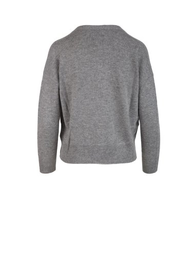 FW24-25 Cardigan corto tinta unita "Scorpio"