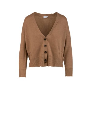 FW24-25 Cardigan corto tinta unita "Scorpio"