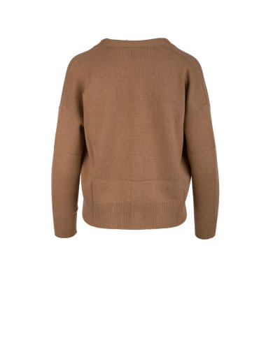 FW24-25 Cardigan corto tinta unita "Scorpio"