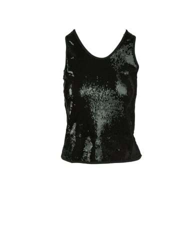 FW24-25 Canottiera con paillettes "Veneto"
