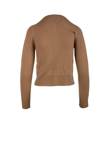 FW24-25 Cardigan corto tinta unita "Graphic"