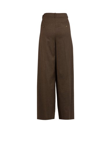FW24-24 Pantalone "Wide leg" tinta unita "Rank"