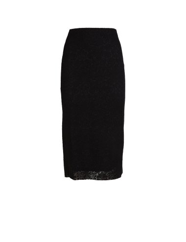 FW24-25 Gonna midi con pizzo "Abramo"