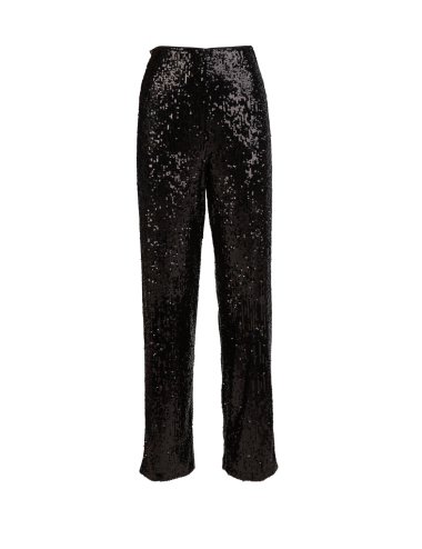 FW24-25 Pantalone "Straight" con paillettes "Fato"