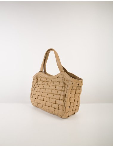 FW24-25 Shopper con intreccio "Dotto"