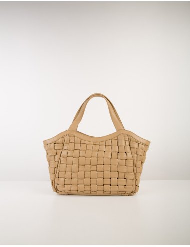 FW24-25 Shopper con intreccio "Dotto"