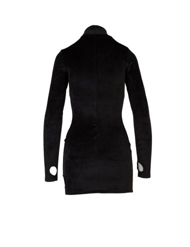 FW24-25 Abito corto con scritta logo