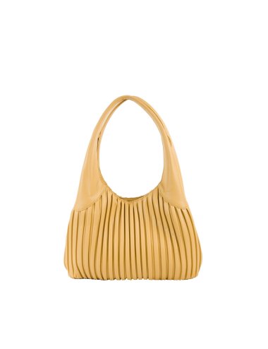 SS24 Shoulder bag tinta unita "Ninfa plisse"