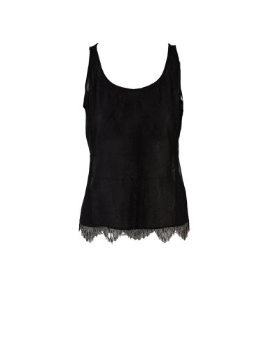 FW24-25 Canottiera con pizzo "Palco1"