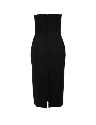 FW24-25 Abito midi tinta unita "Aletta"
