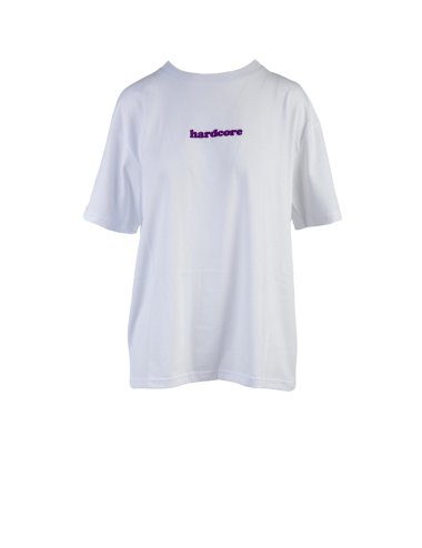 FW24-25 T-shirt con scritta ricamata