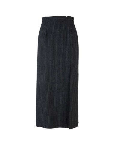 FW24-25 Gonna lunga a righe "Cluny"