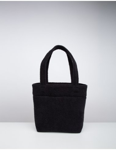 SS21 Borsa "Shopping bag" con filato peloso