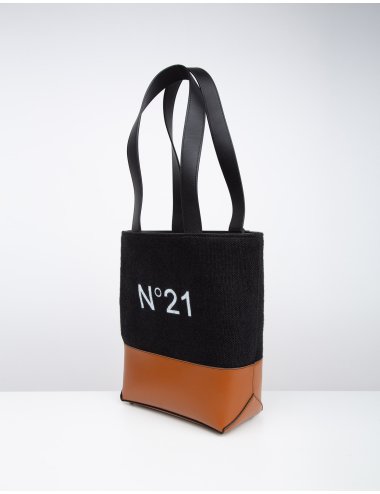 SS21 Borsa in stile "Shopping bag" bicolore