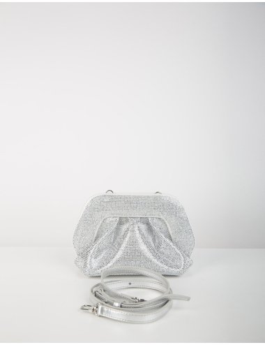 FW24-25 Clutch con cristalli "Gea strass"
