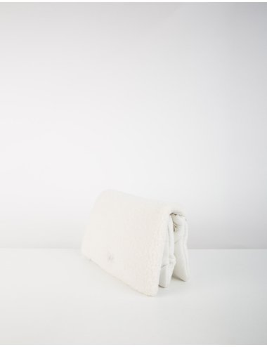 FW24-25 Clutch con filato peloso "Bocca"