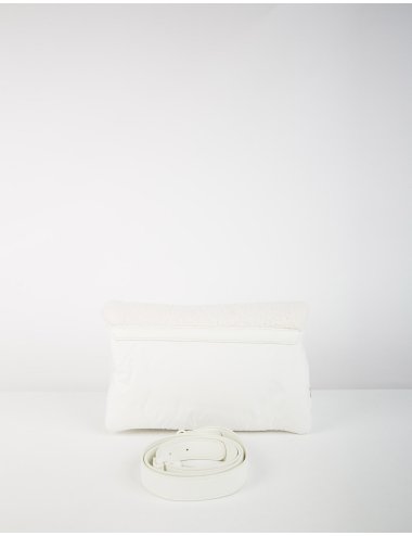 FW24-25 Clutch con filato peloso "Bocca"