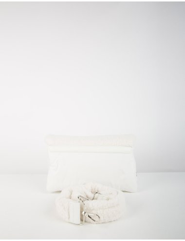 FW24-25 Clutch con filato peloso "Bocca"