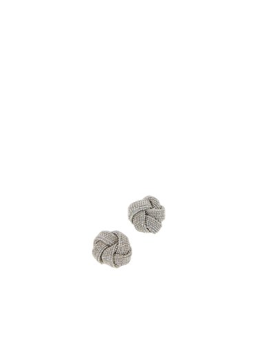 FW24-25 Orecchini con nodo e punti luce