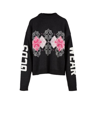 FW24-25 Maglia con stampe e scritte