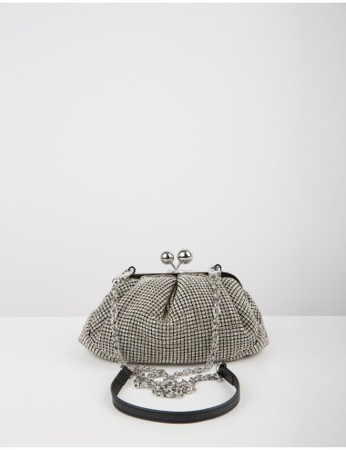 FW24-25 Kiss lock clutch con cristalli "Danila"