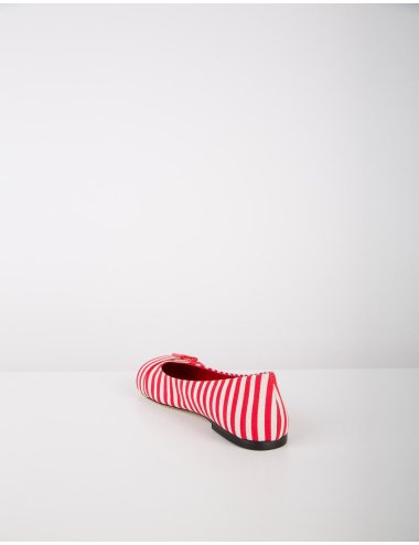 SS25 Ballerina a righe con logo
