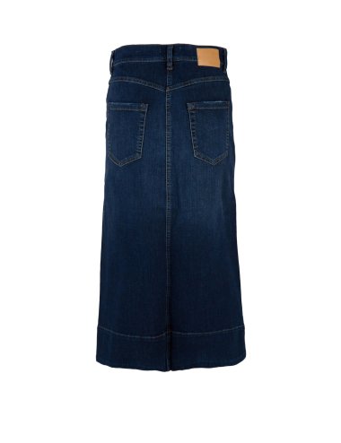 SS25 Gonna midi in denim "Alaska"