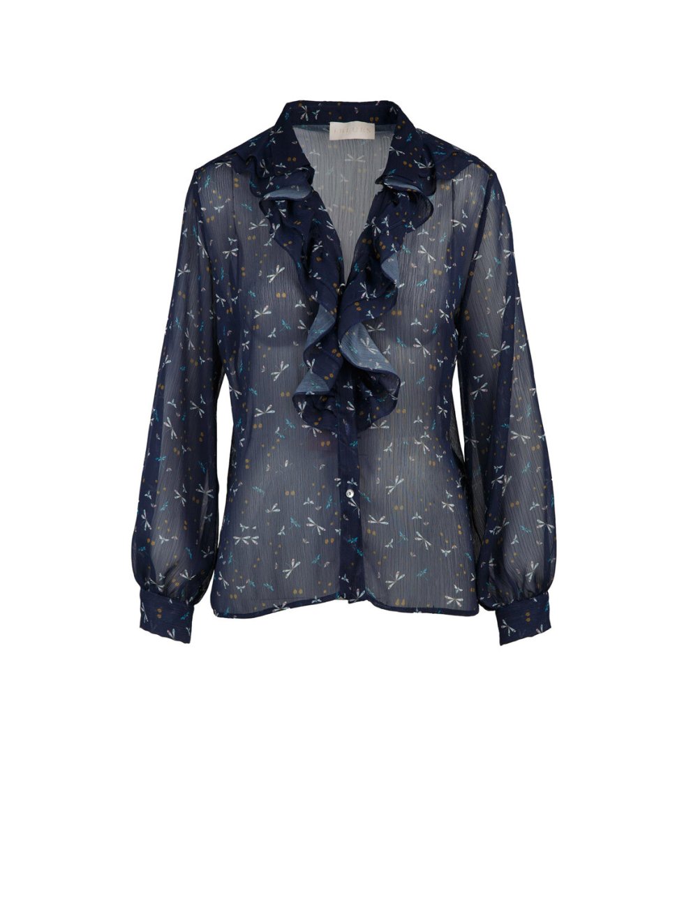SS25 Camicia con volant e stampa "Gerico" SS25 Camicia con volant e stampa "Gerico"