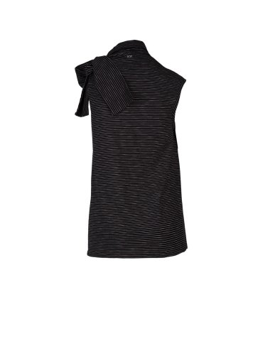 SS25 T-shirt a righe con nodo