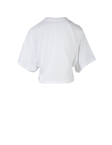 SS25 T-shirt cropped con scritta logo