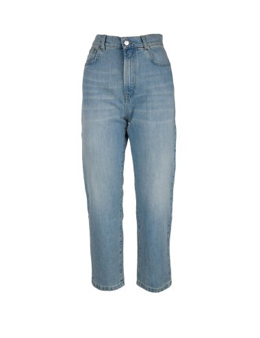 SS25 Jeans "Staright" tinta unita