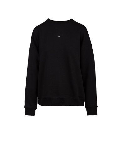 SS25 Felpa con scritta logo ricamata