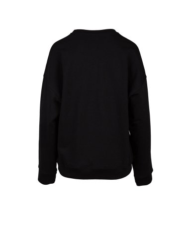 SS25 Felpa con scritta logo ricamata