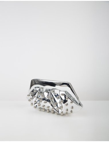 SS25 Clutch con decorazioni "Emera beads"